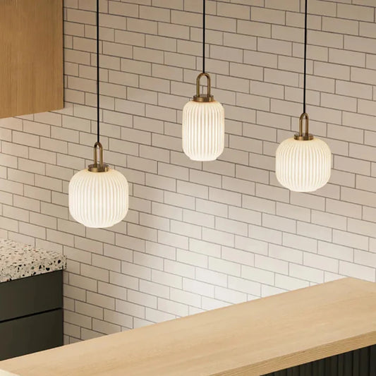 Suspension en Verre – Design Japonais & Nordique