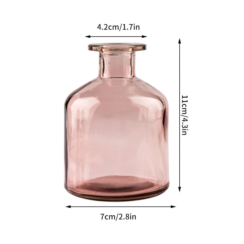 Vase en Verre Rétro – Élégance Moderne et Décoration Créative