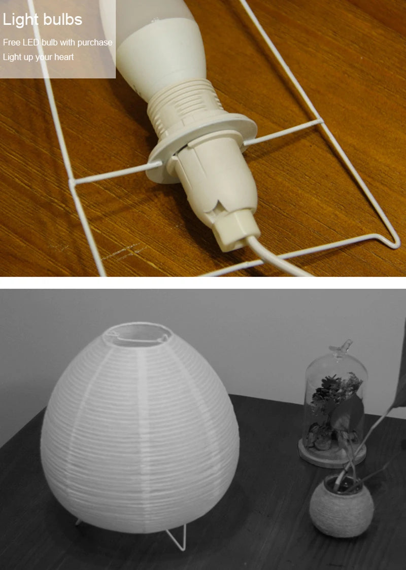 Lampe de Table LED Style Wabi-Sabi