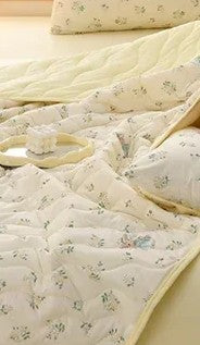 Couette d’été à imprimé floral