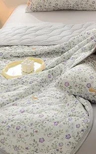 Couette d’été à imprimé floral