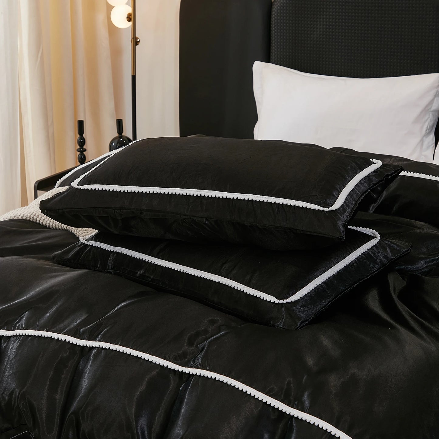 Parure de lit Satinée 3 Pièces