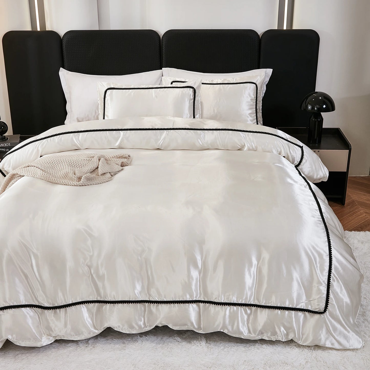 Parure de lit Satinée 3 Pièces