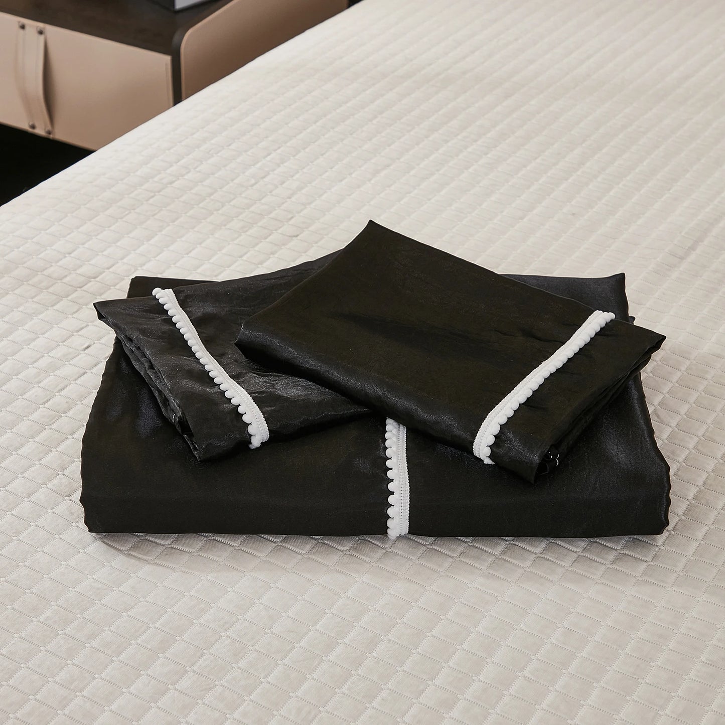 Parure de lit Satinée 3 Pièces