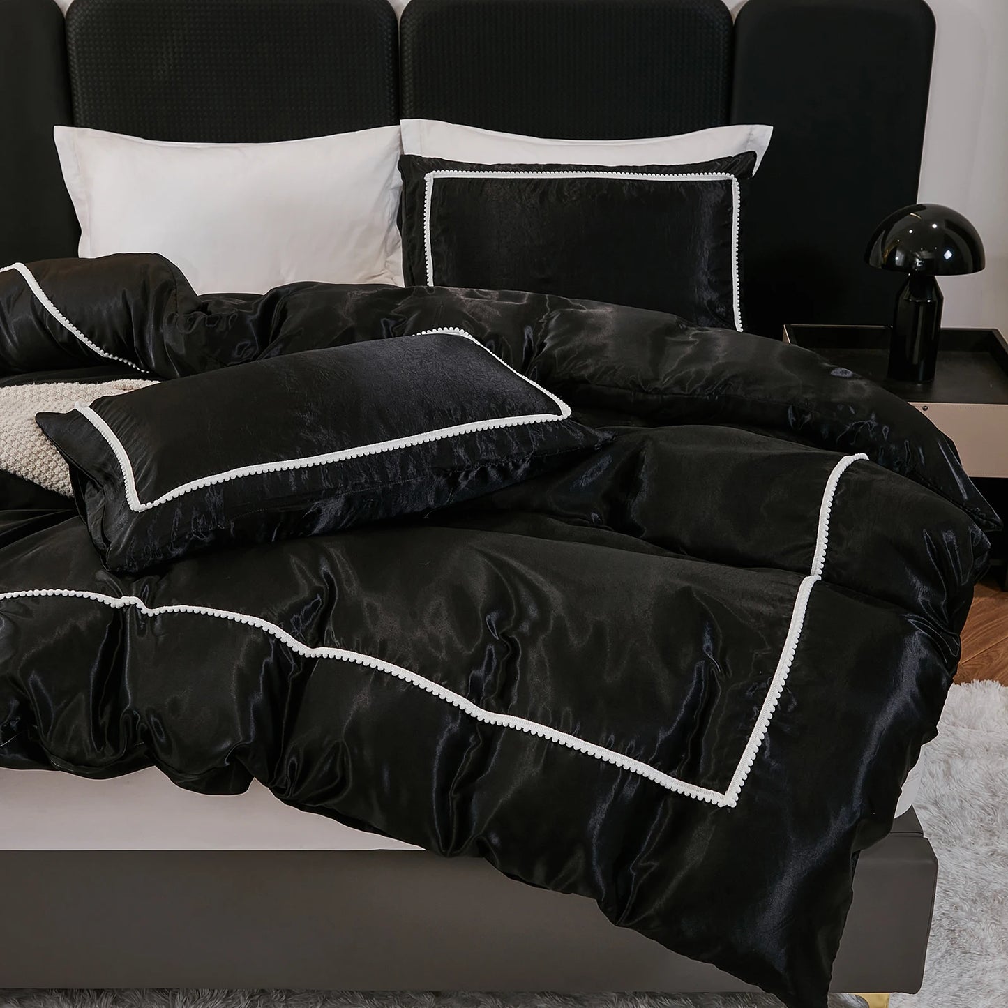 Parure de lit Satinée 3 Pièces