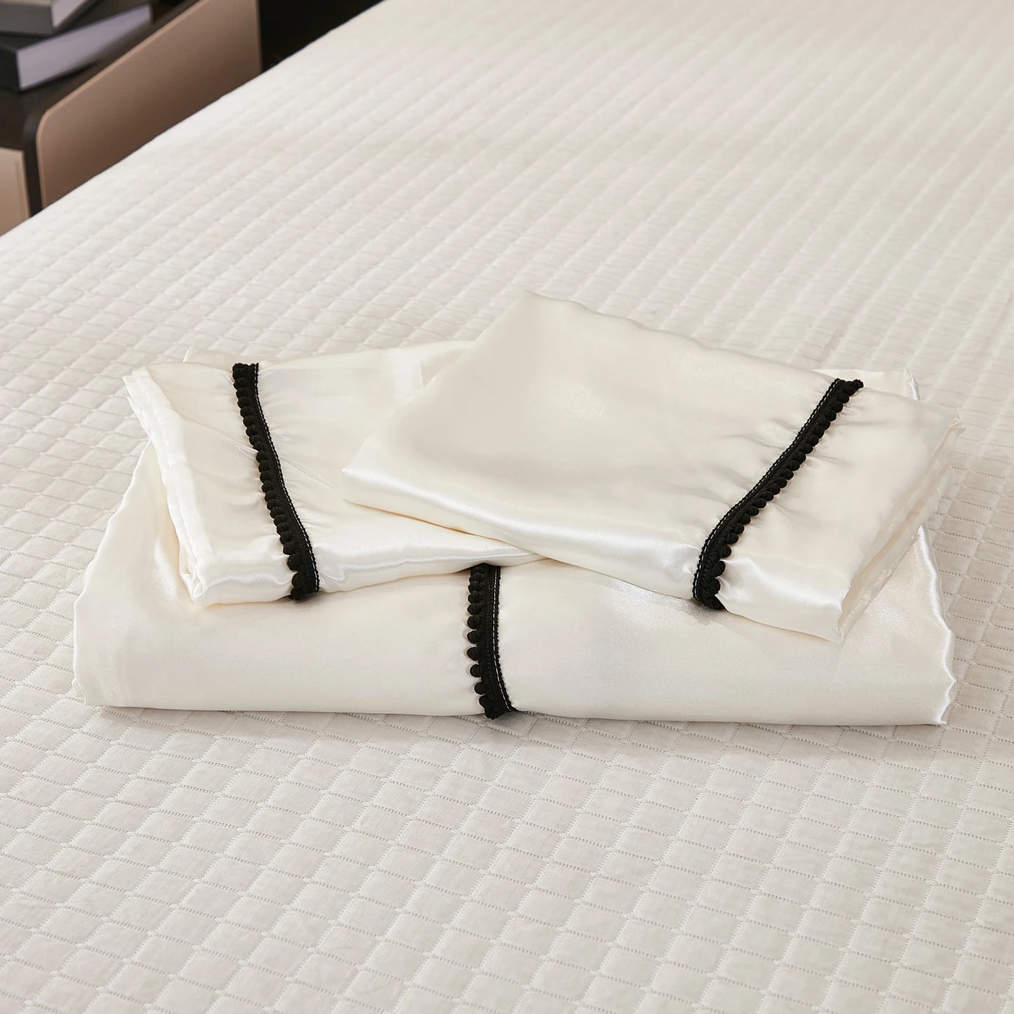 Parure de lit Satinée 3 Pièces