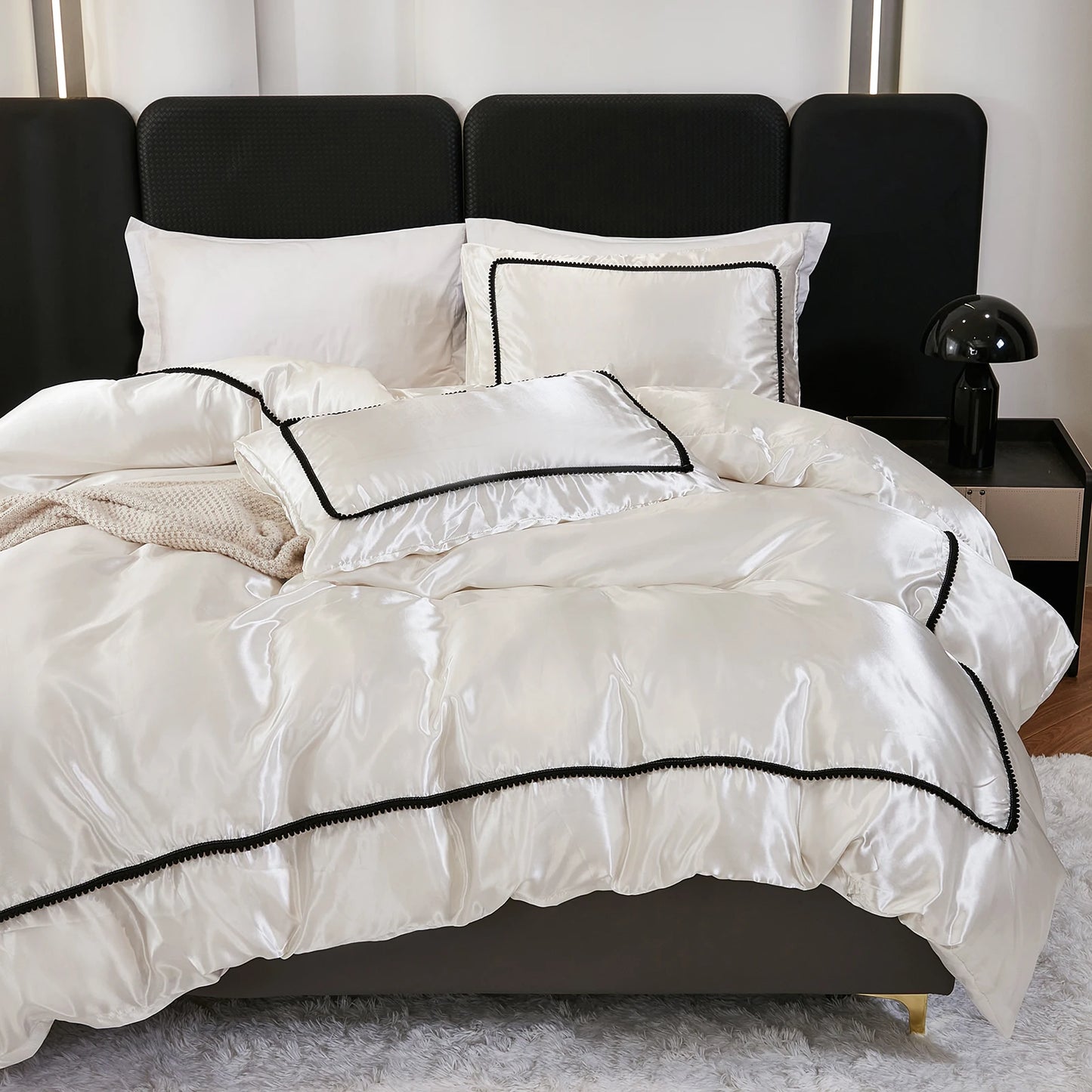 Parure de lit Satinée 3 Pièces