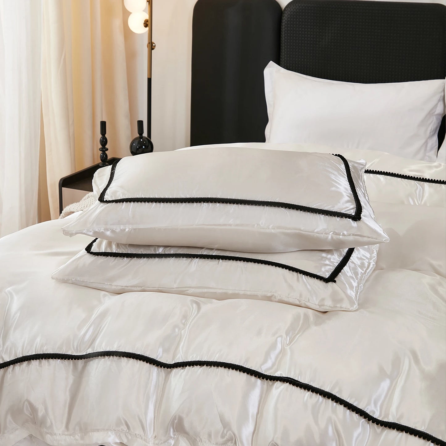 Parure de lit Satinée 3 Pièces