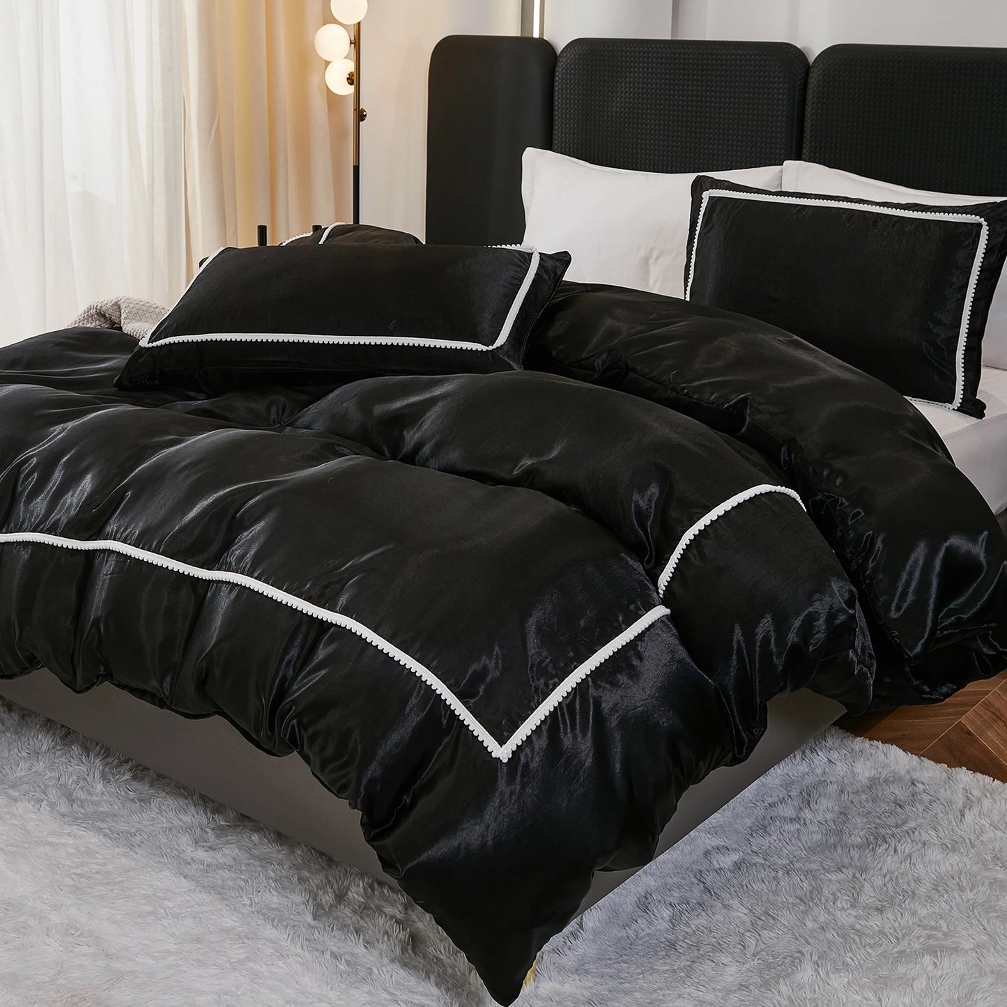 Parure de lit Satinée 3 Pièces