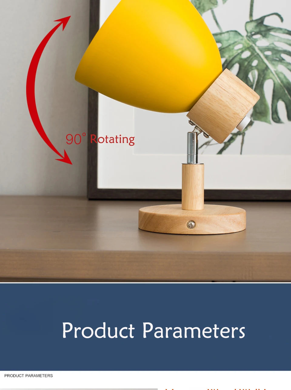 Applique Murale Nordique en Bois – Design Moderne avec Interrupteur