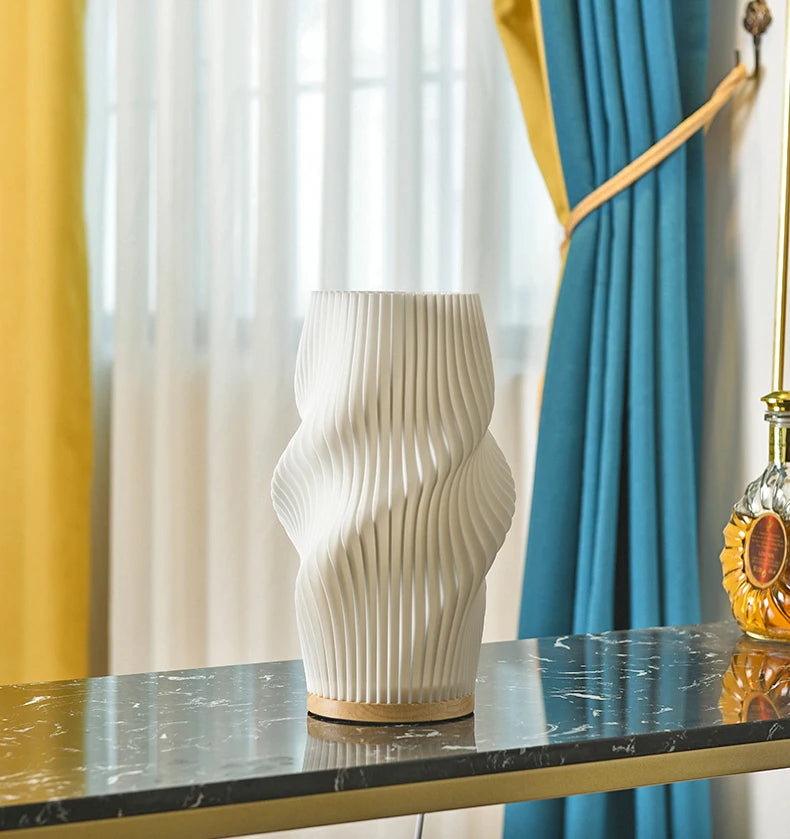 Lampe de table 3D Style Crème Française