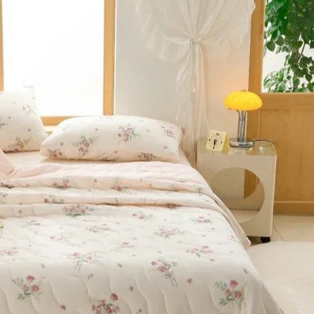 Couette d’été à imprimé floral