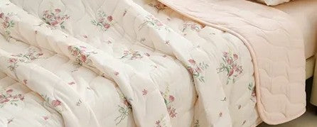 Couette d’été à imprimé floral