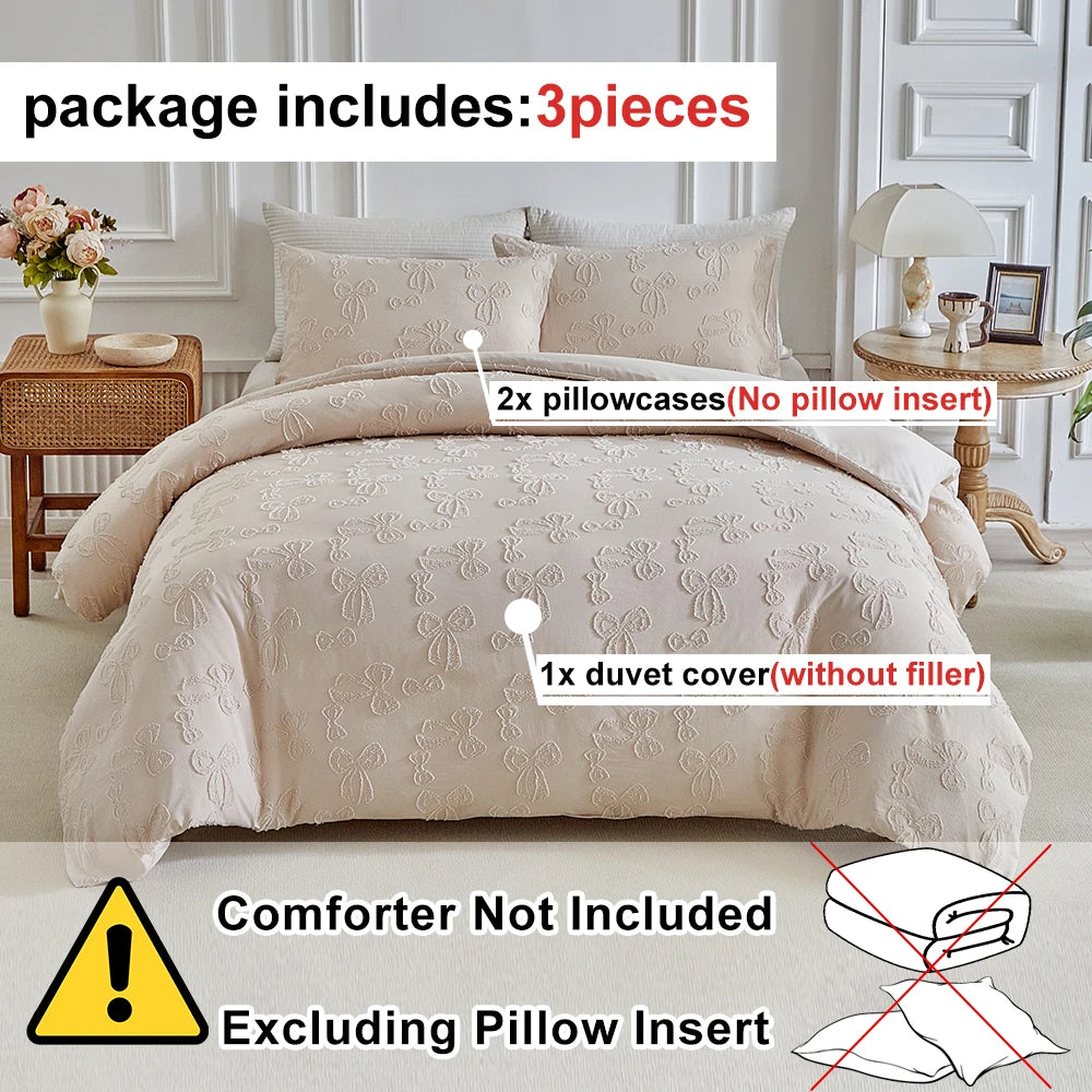 Parure de Lit 3 Pièces – Motif Floral