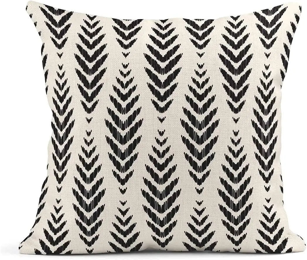 Housse de coussin style bohème – Élégance naturelle et touche artisanale pour votre intérieur