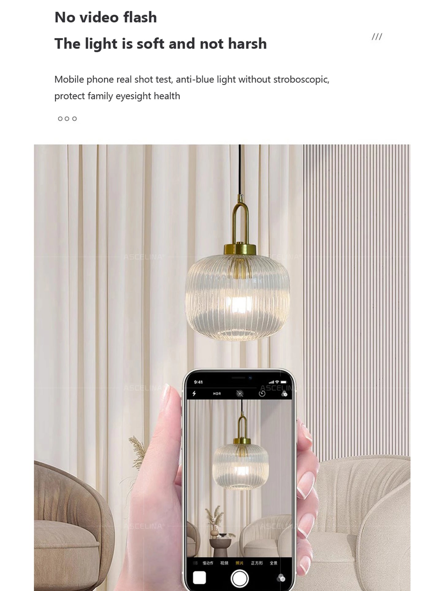 Suspension en Verre – Design Japonais & Nordique