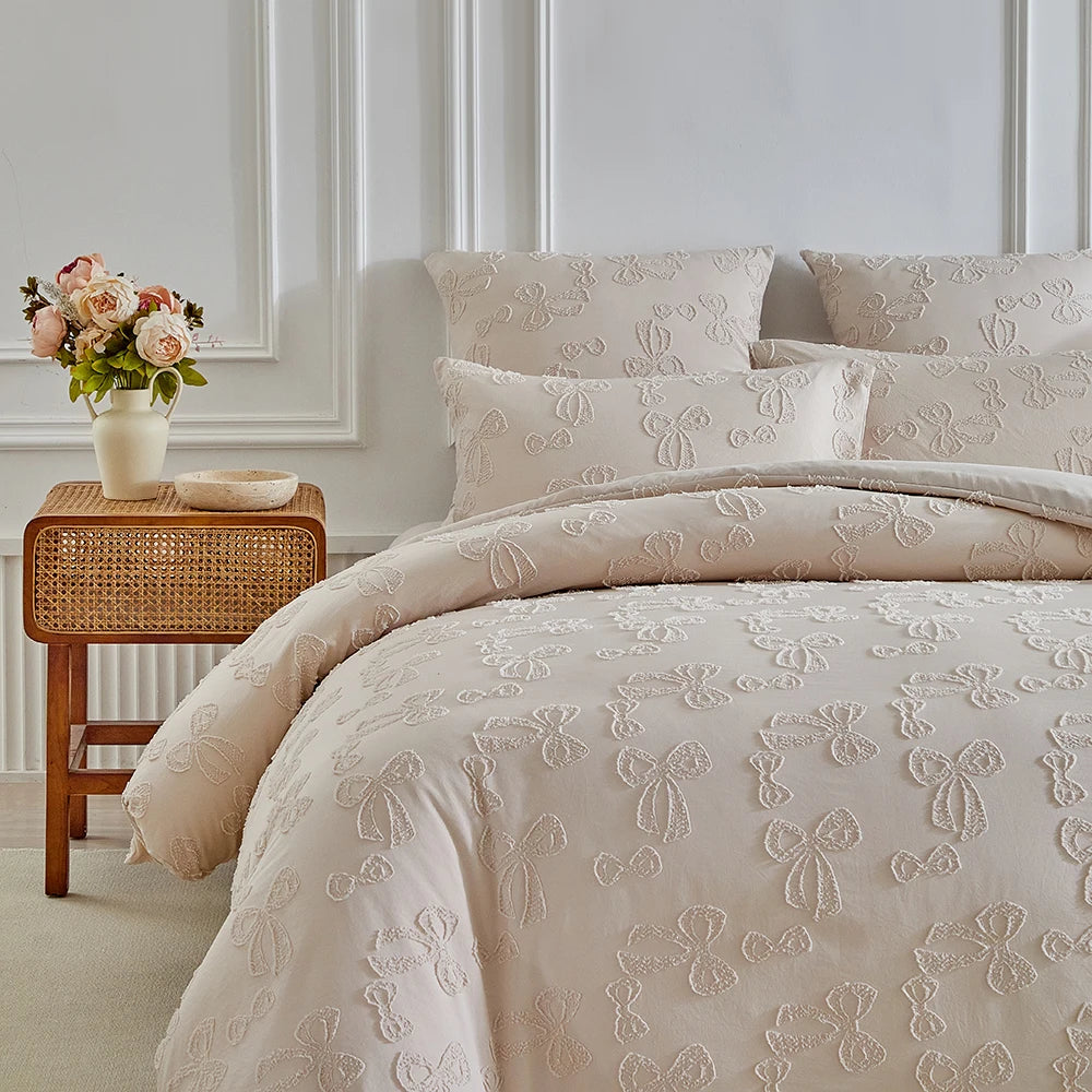 Parure de Lit 3 Pièces – Motif Floral