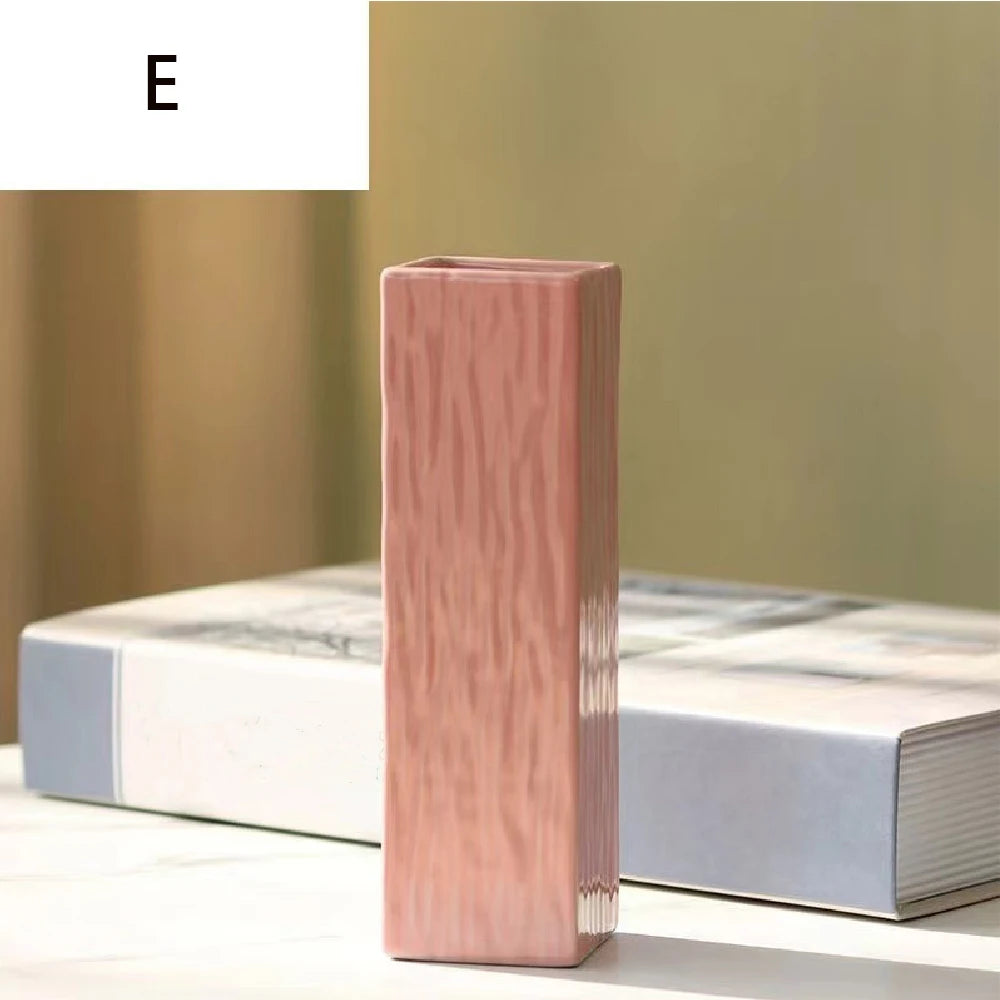 Vase "Celeste" en céramique et porcelaine