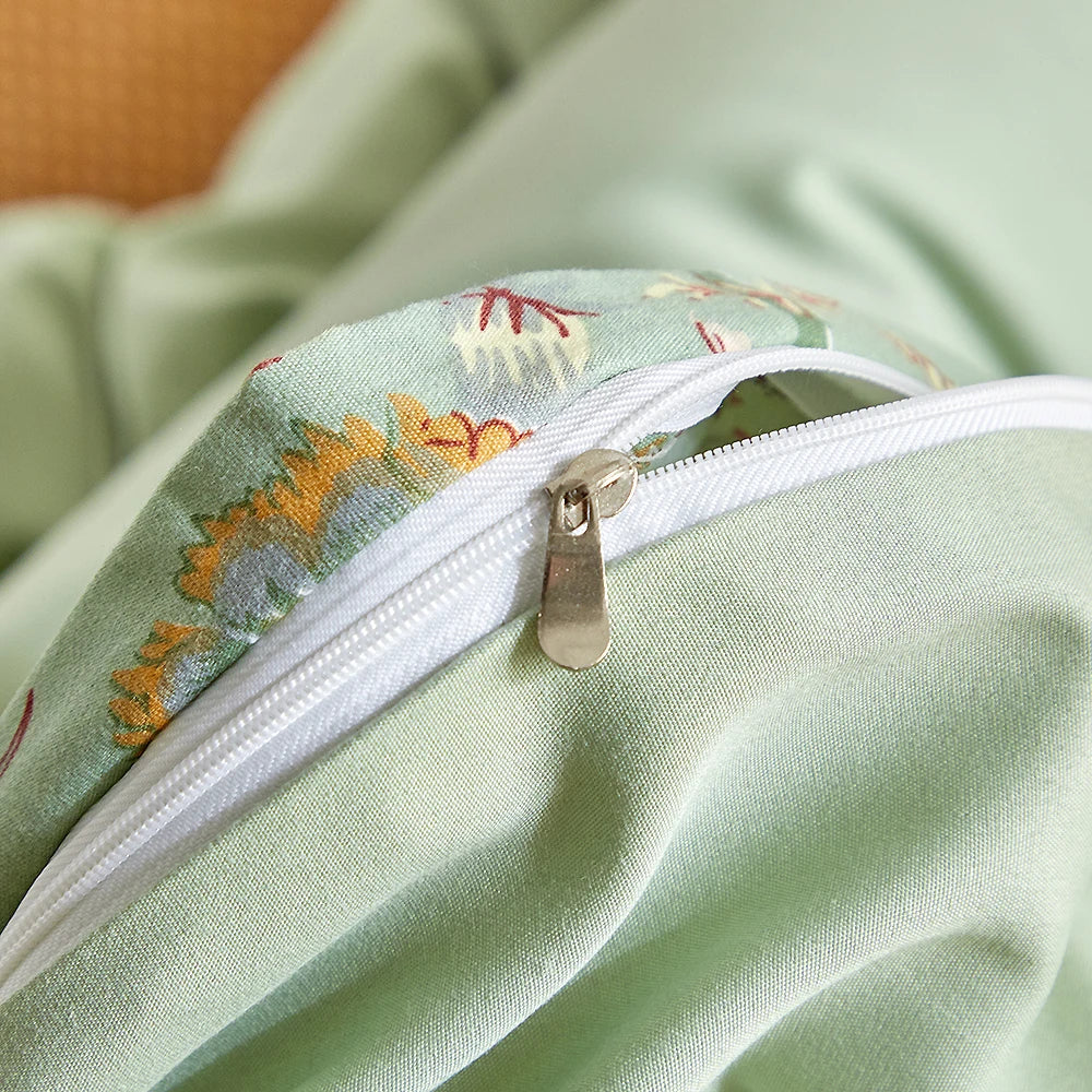 Parure de Housse de Couette 3 Pièces – Style Pastoral, Douceur Toutes Saisons