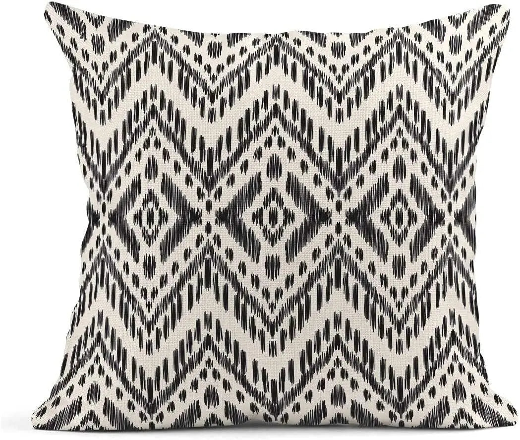 Housse de coussin style bohème – Élégance naturelle et touche artisanale pour votre intérieur
