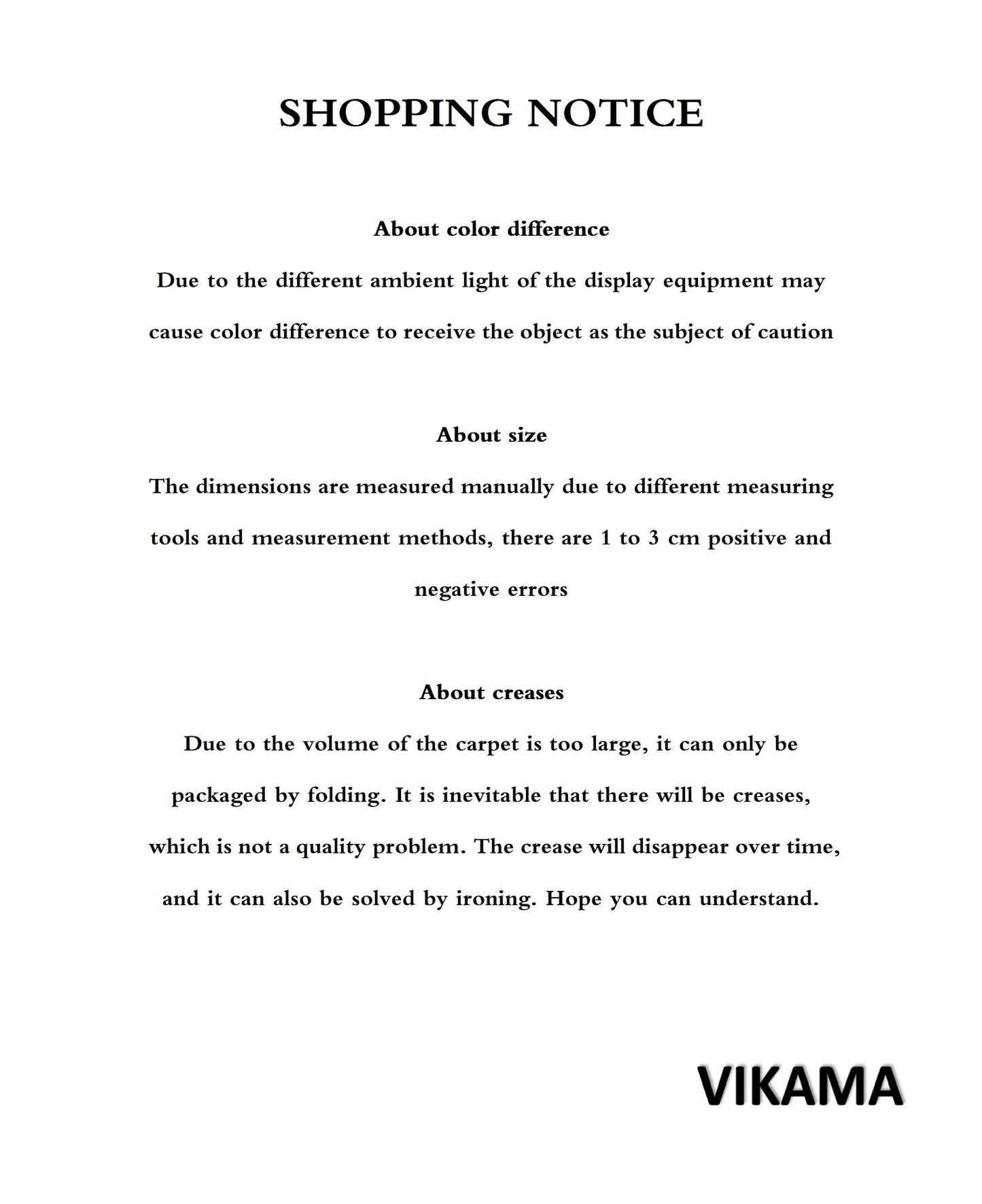 Tapis VIKAMA en Velours Cristal