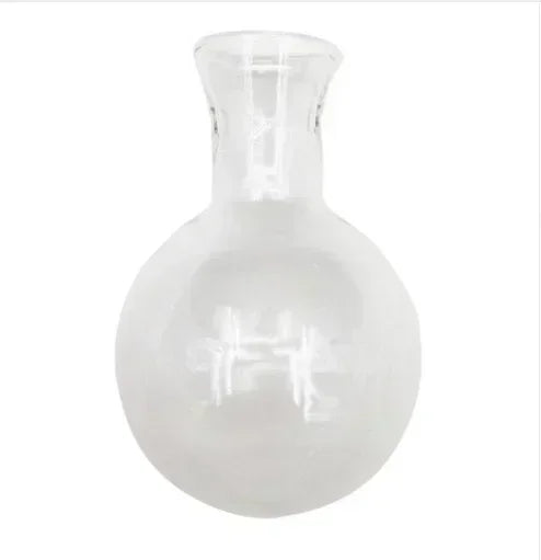 Vase Terrarium Hydroponique en Verre avec Support en Bois