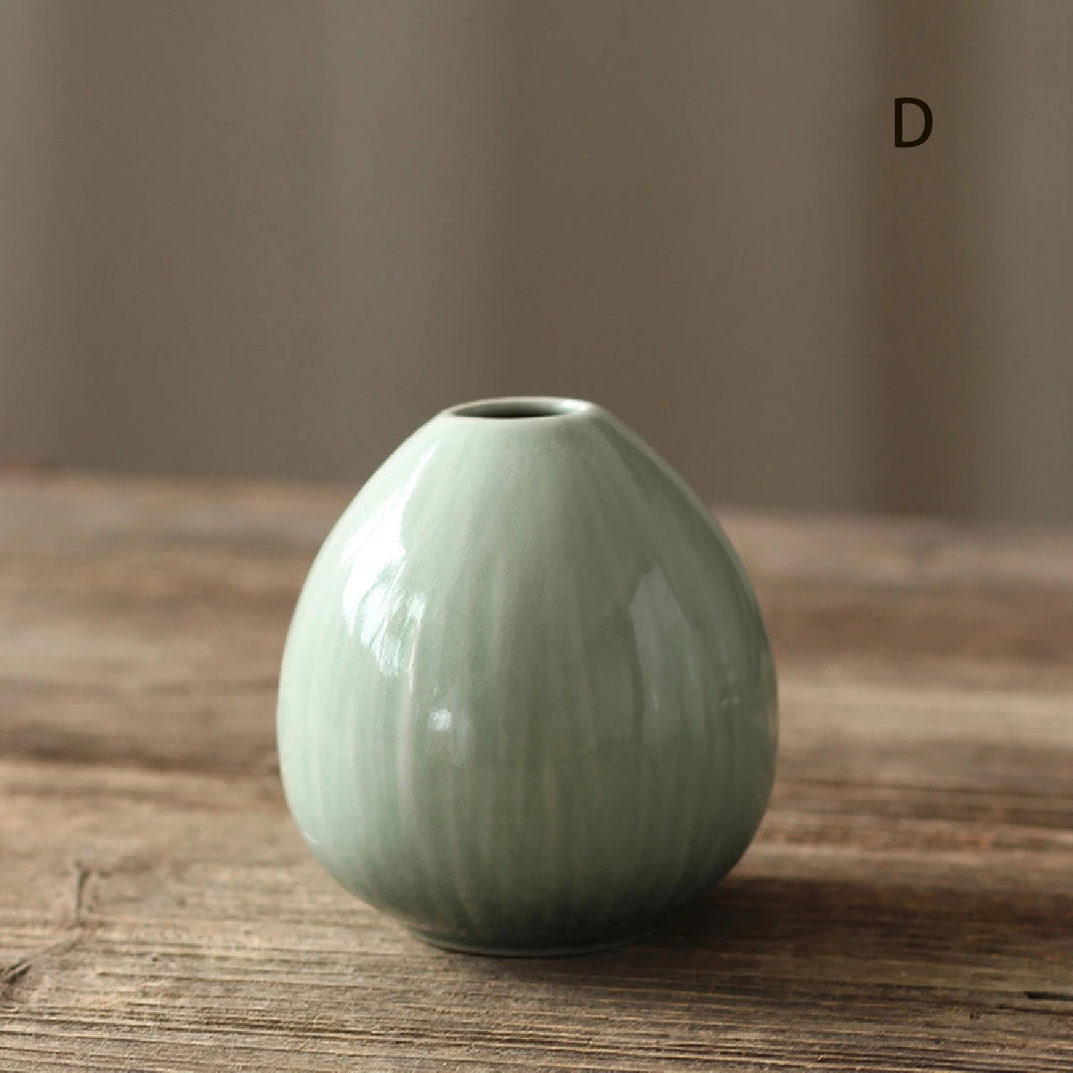 Vase "Celeste" en céramique et porcelaine