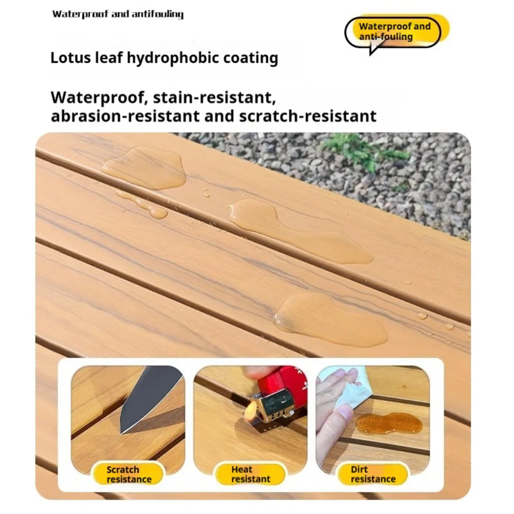 Ensemble Table et Chaises de Camping Pliantes — Léger, Robuste et Facile à Transporter