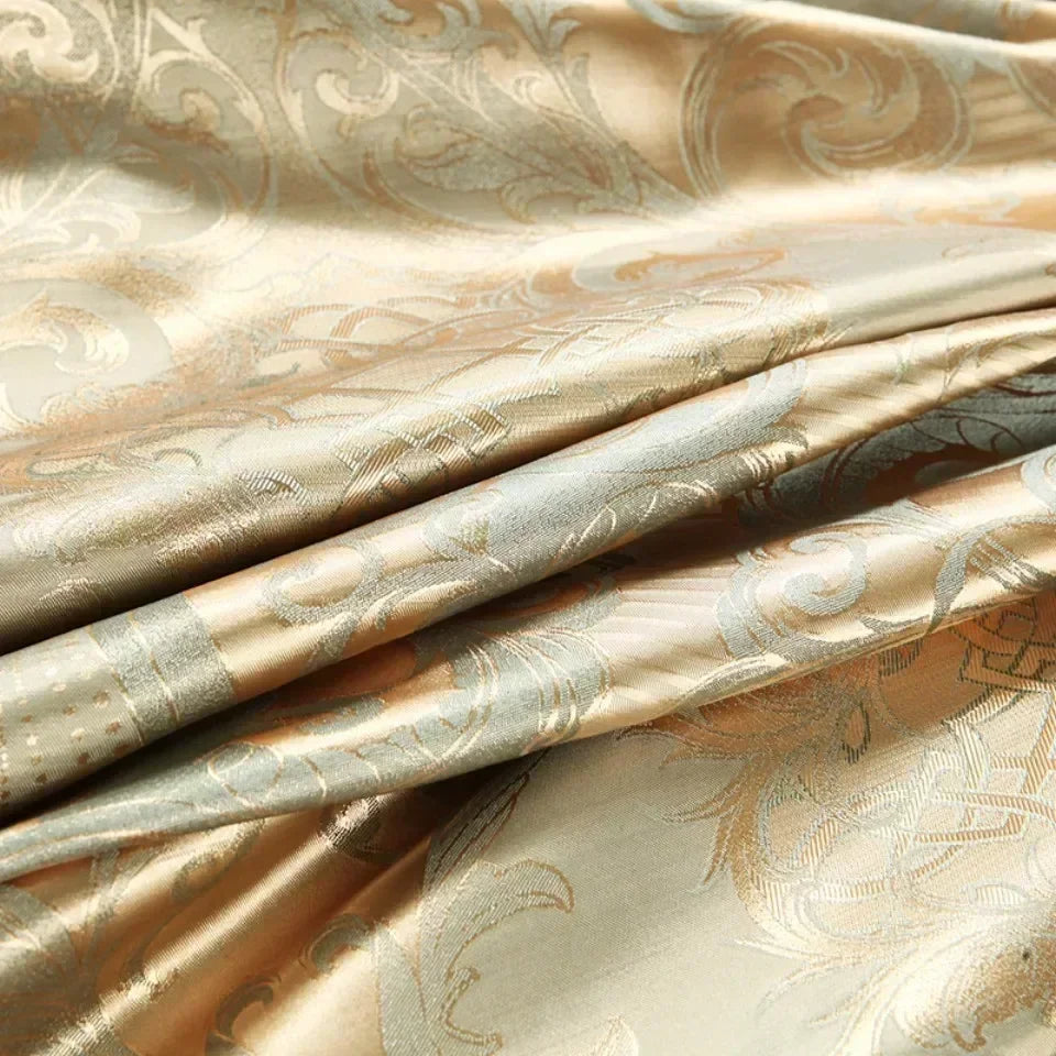 Parure de Lit Jacquard Haut de Gamme – Luxe et Élégance Européenne