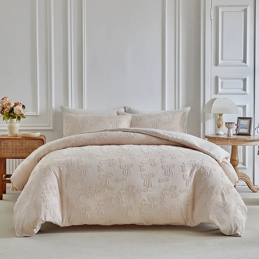 Parure de Lit 3 Pièces – Motif Floral