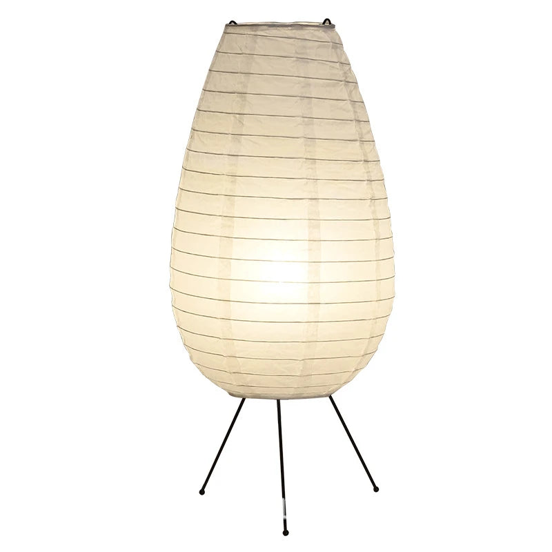 Lampe sur Pied en Papier de Riz – Élégance et Ambiance Zen