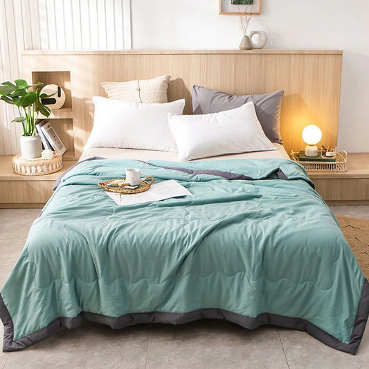 Couette Fine Été et Automne – Fibre de Bambou, Anti-boulochage