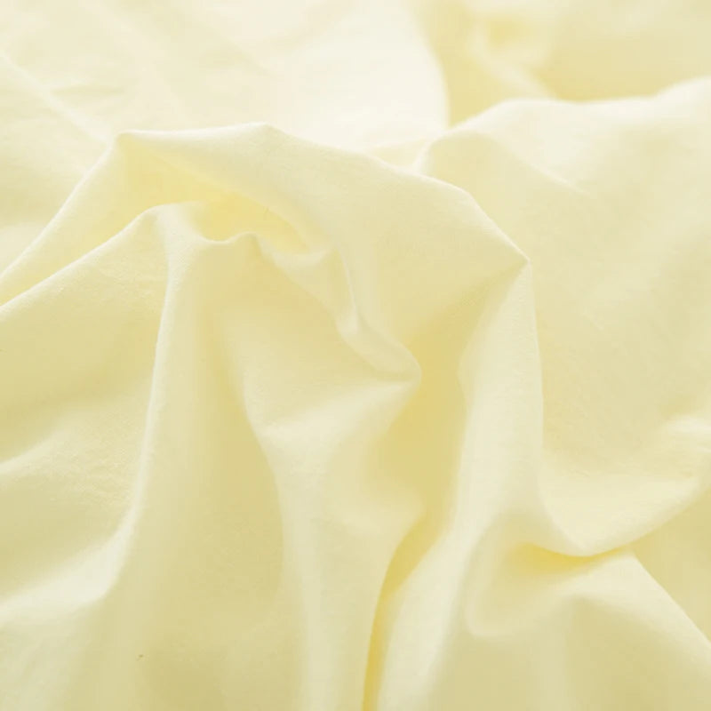 Housse de Couette Uni Twist 100 % Coton – Ensemble 3 Pièces Toutes Saisons