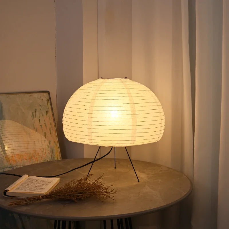 Lampe sur Pied en Papier de Riz – Élégance et Ambiance Zen
