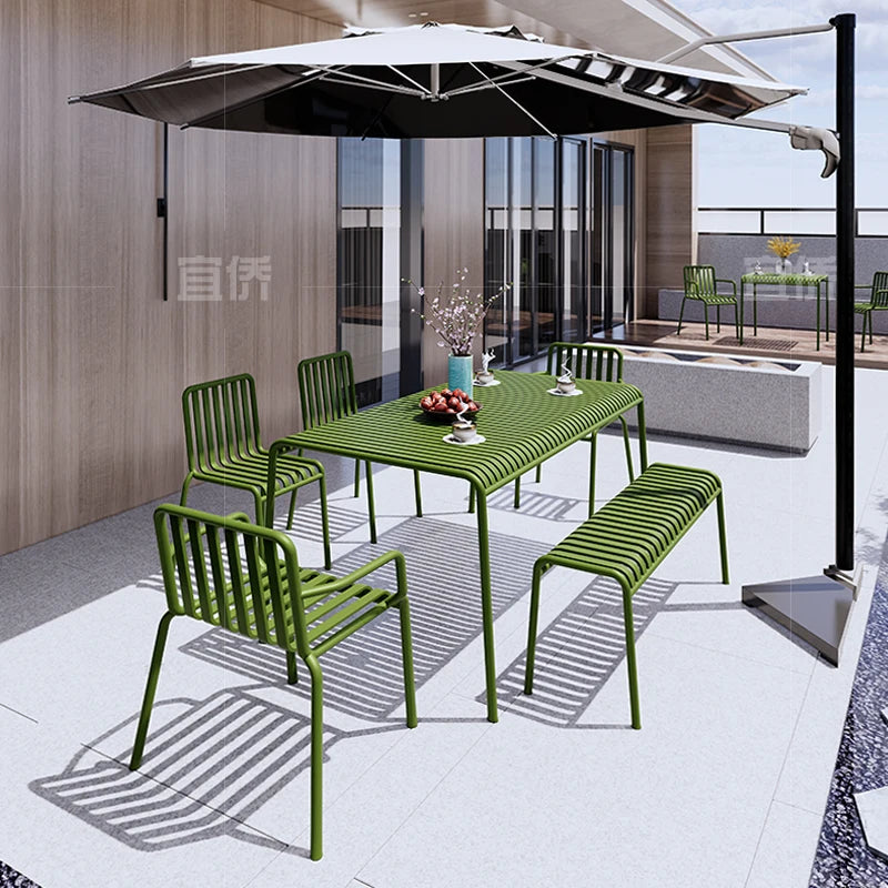 Ensemble de Jardin Moderne — Mobilier d’Extérieur Design et Confortable