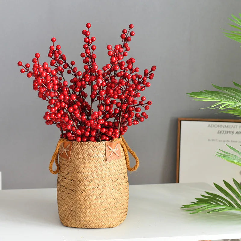 Panier de Rangement en Osier Naturel Zerolife