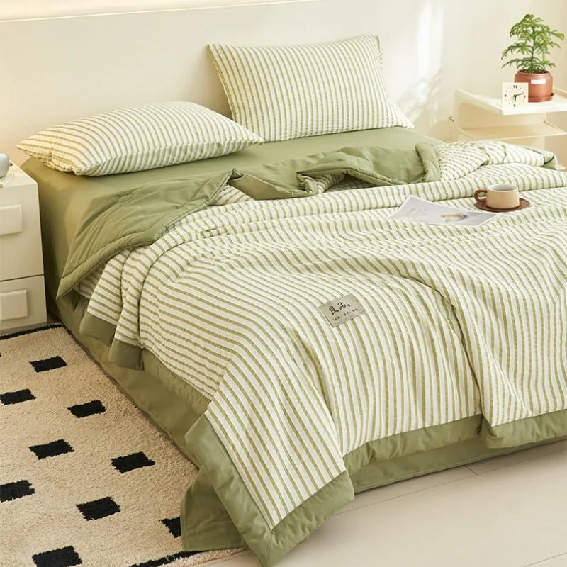 Couette d'Été Style Japonais à Rayures