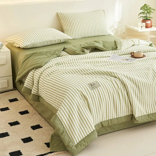 Couette d'Été Style Japonais à Rayures