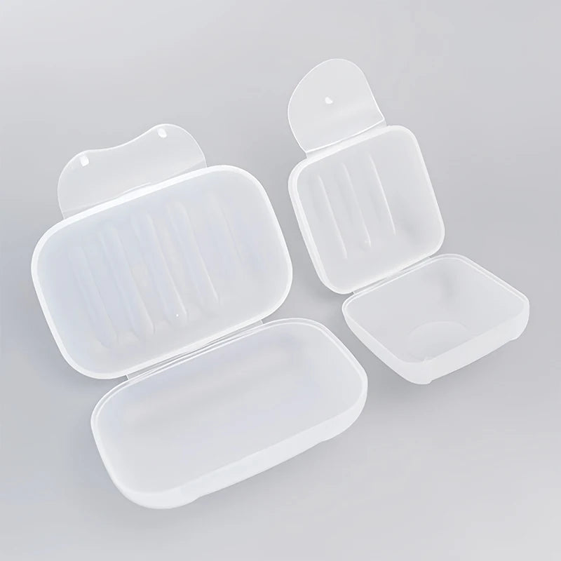 Boîte à Savon de Voyage Étanche et Portable – Transparente avec Couvercle