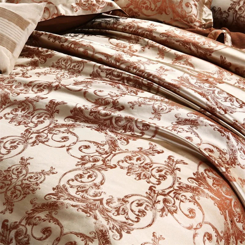 Parure de Lit Jacquard Haut de Gamme – Luxe et Élégance Européenne