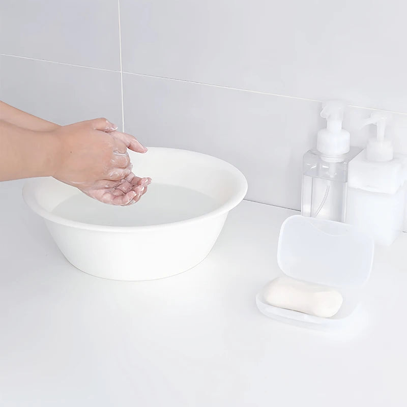 Boîte à Savon de Voyage Étanche et Portable – Transparente avec Couvercle