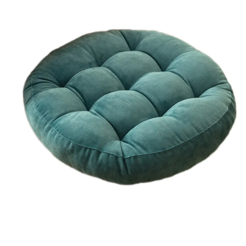 Grand Coussin de Sol Rond – Coussin Épais pour Méditation, Yoga et Assise Confortable