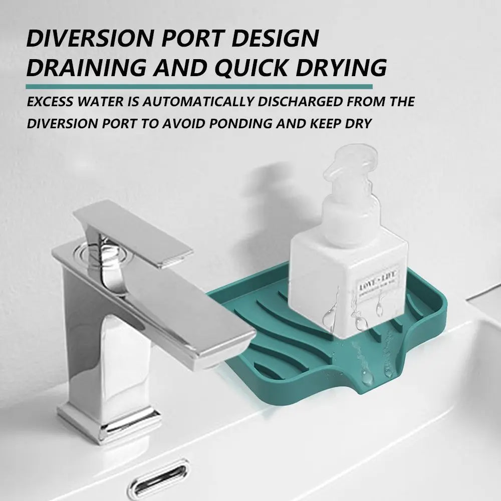 Porte-savons – Silicone avec Bec Intégré