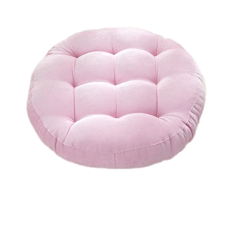 Grand Coussin de Sol Rond – Coussin Épais pour Méditation, Yoga et Assise Confortable