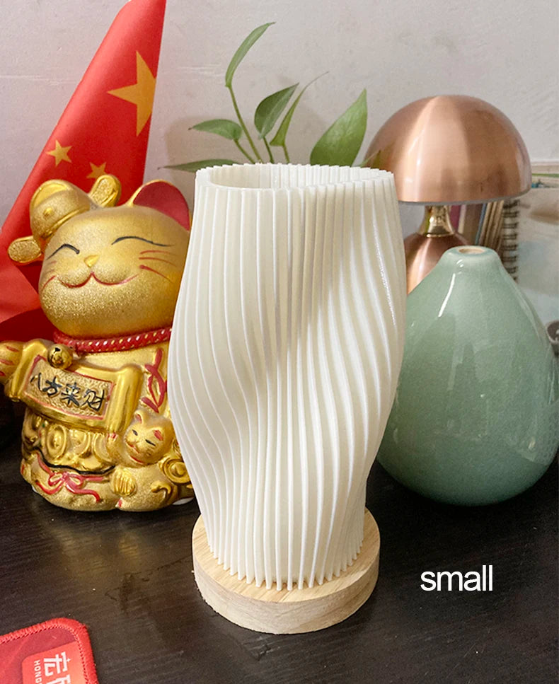 Lampe de table 3D Style Crème Française