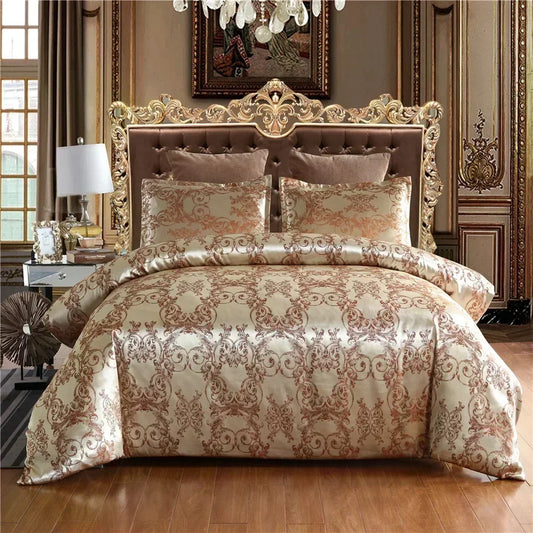 Parure de Lit Jacquard Haut de Gamme – Luxe et Élégance Européenne