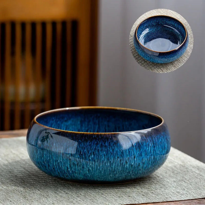 Jardinière en céramique émaillée pour lotus – bassin décoratif intérieur et extérieur