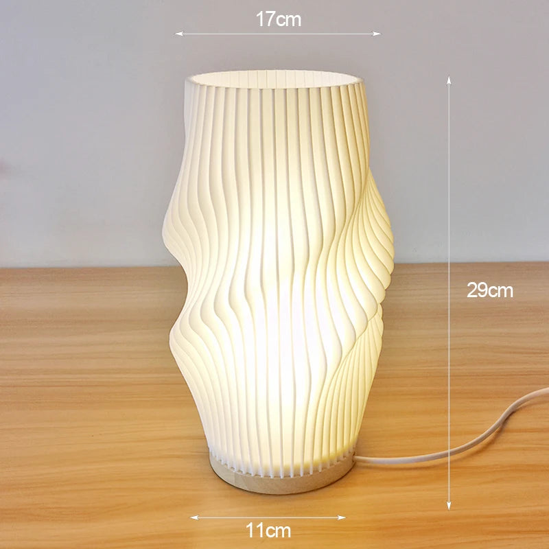 Lampe de table 3D Style Crème Française