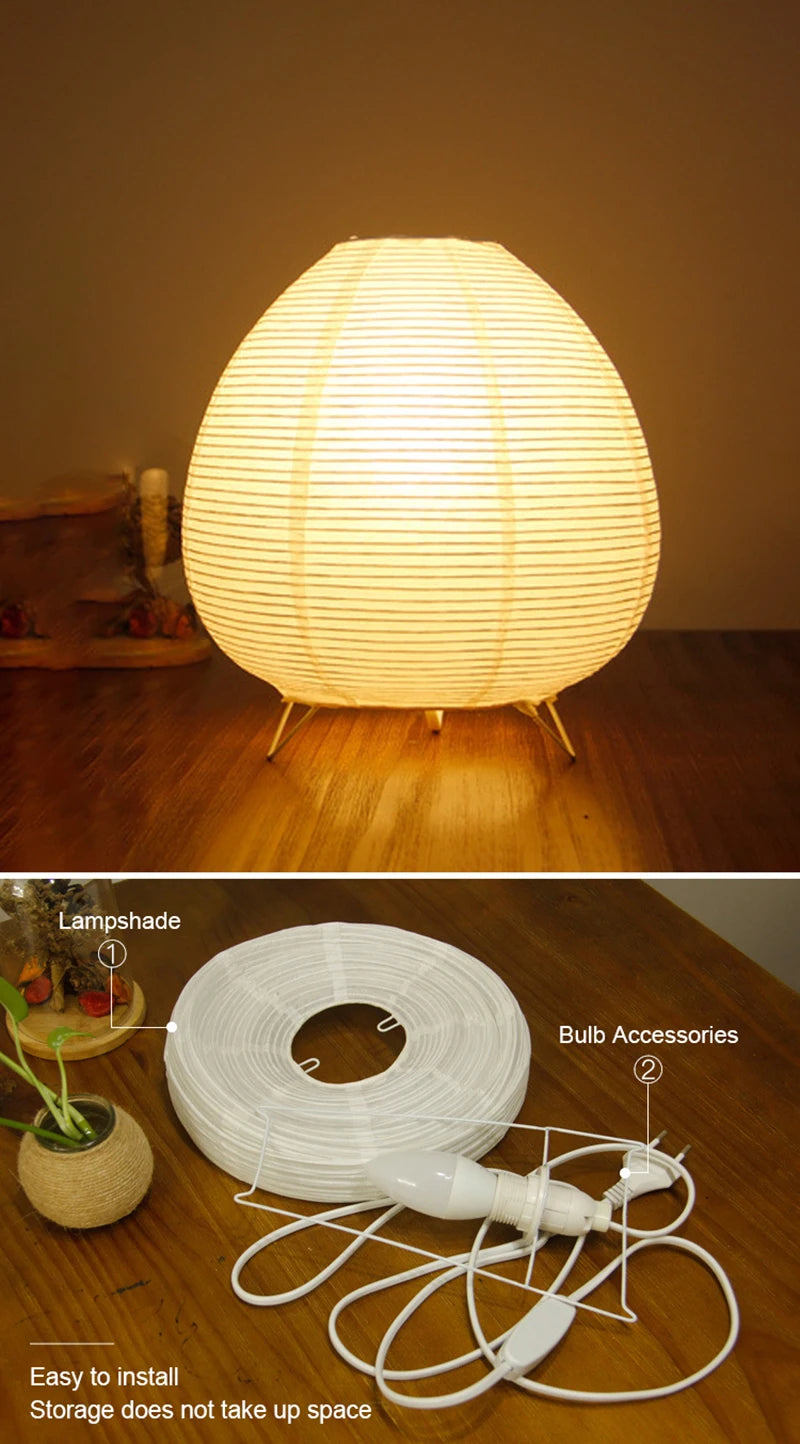Lampe de Table LED Style Wabi-Sabi