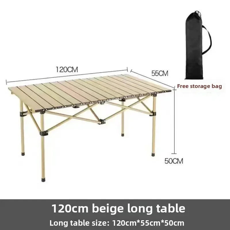 Ensemble Table et Chaises de Camping Pliantes — Léger, Robuste et Facile à Transporter